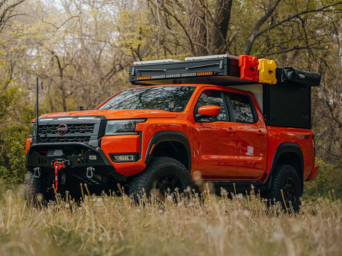 2026 Nissan Frontier Overland Build roof mounted tent