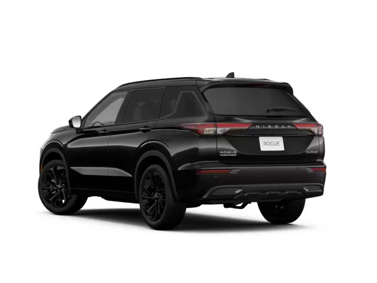 2026 Nissan Rogue PHEV Cosmic Black Rear