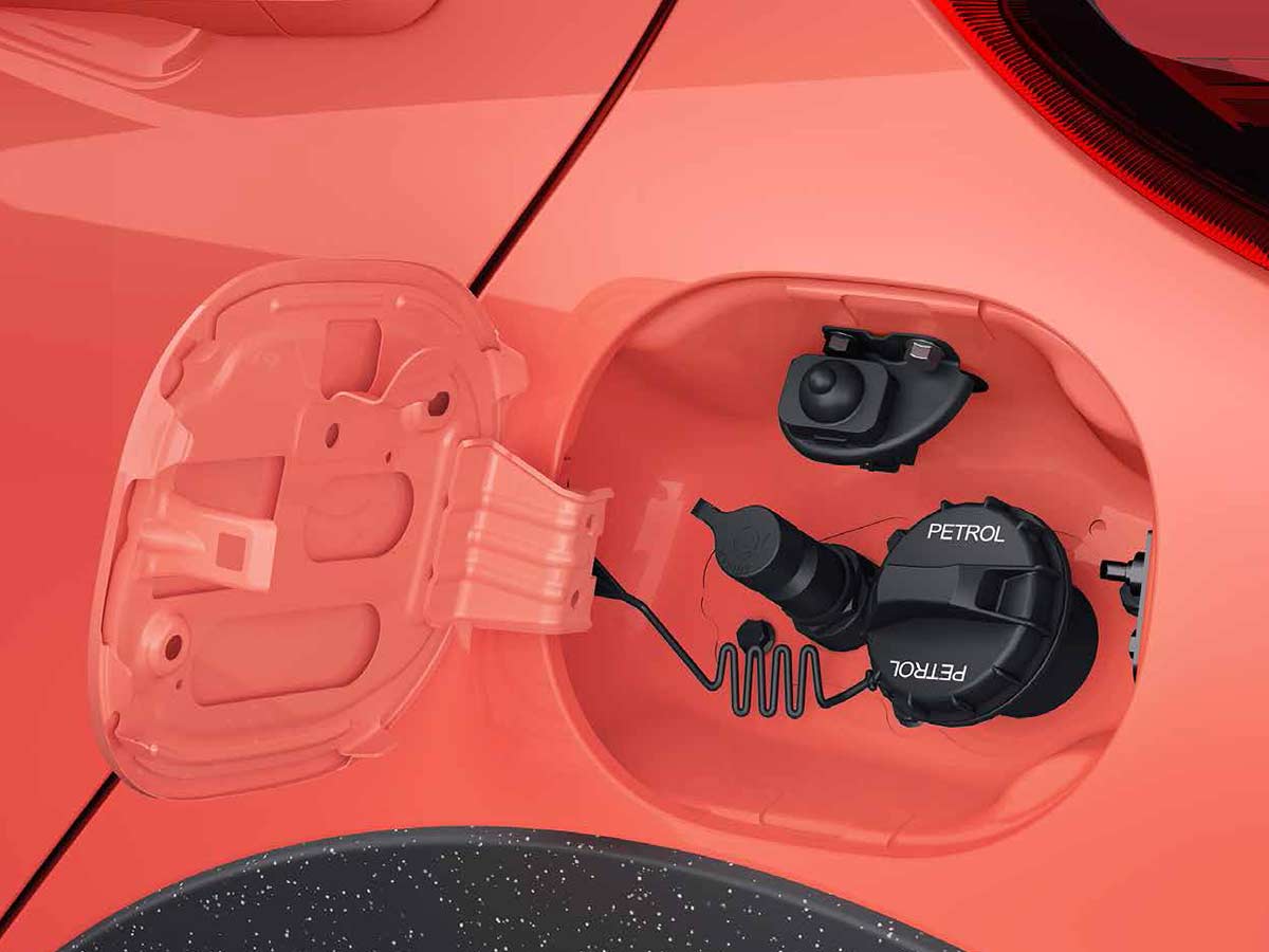 2026 Tata Tiago: The Hatchback That Wants to Redefine Affordable Premium Mobility in India 24 2026 Tata Tiago CNG Fuel Filler Cap Door