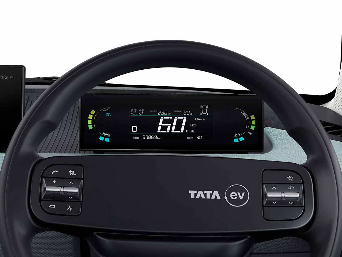 2026 Tata Tiago EV Review: India's Most Accessible Electric Hatchback Just Got Smarter, Safer and More Premium 17 2026 Tata Tiago EV Digital Instrument Cluster