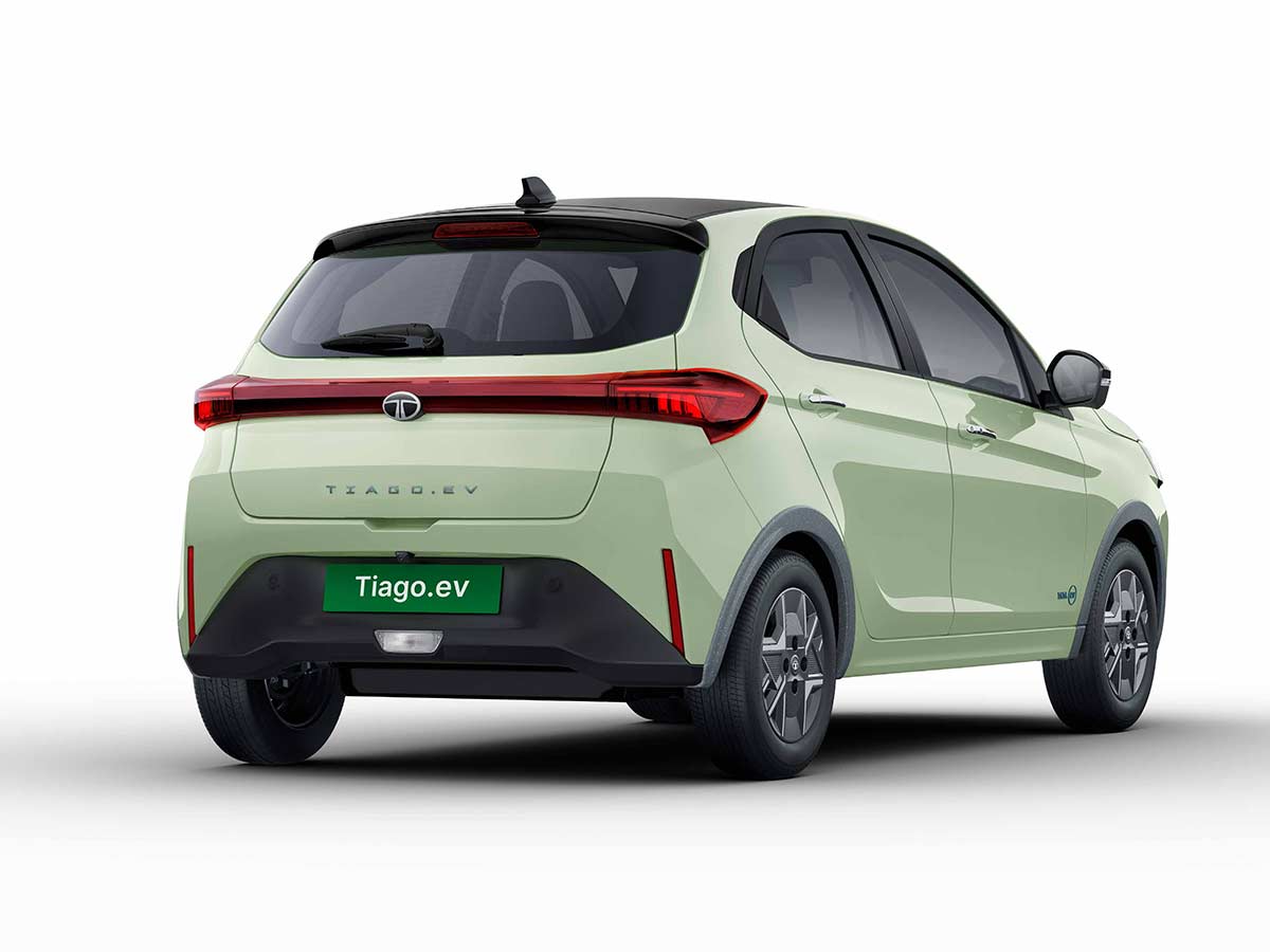 2026 Tata Tiago EV Review: India's Most Accessible Electric Hatchback Just Got Smarter, Safer and More Premium 11 2026 Tata Tiago EV Rear Quarter