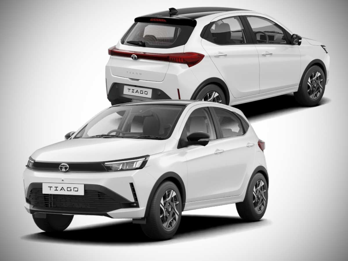 2026 Tata Tiago: The Hatchback That Wants to Redefine Affordable Premium Mobility in India 4 2026 Tata Tiago Prestine White Dual Tone