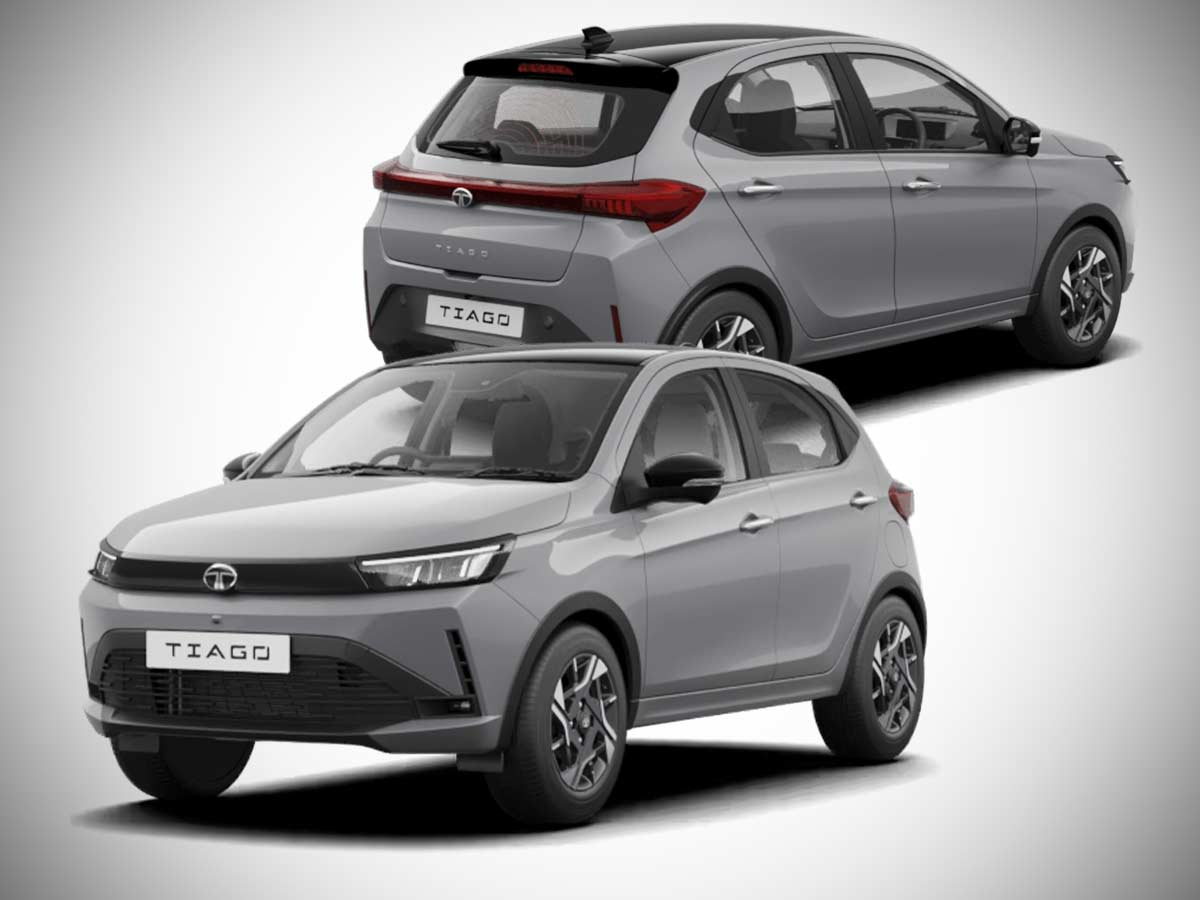 2026 Tata Tiago: The Hatchback That Wants to Redefine Affordable Premium Mobility in India 5 2026 Tata Tiago Pure Grey Dual Tone