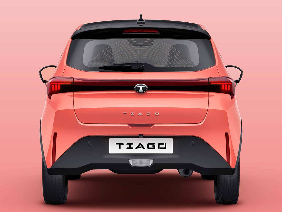 2026 Tata Tiago: The Hatchback That Wants to Redefine Affordable Premium Mobility in India 12 2026 Tata Tiago Rear View