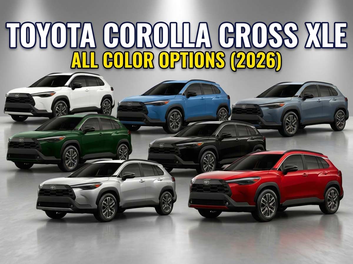 2026 Toyota Corolla Cross All Colors