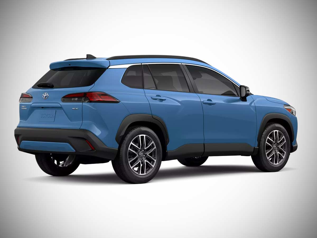 2026 Toyota Corolla Cross XLE Colors - All Options 2 2026 Toyota Corolla Cross Cavalry Blue Rear