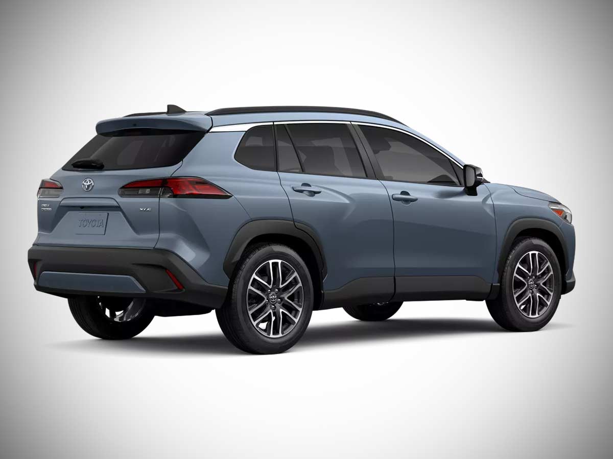 2026 Toyota Corolla Cross XLE Colors - All Options 4 2026 Toyota Corolla Cross Celestite Rear