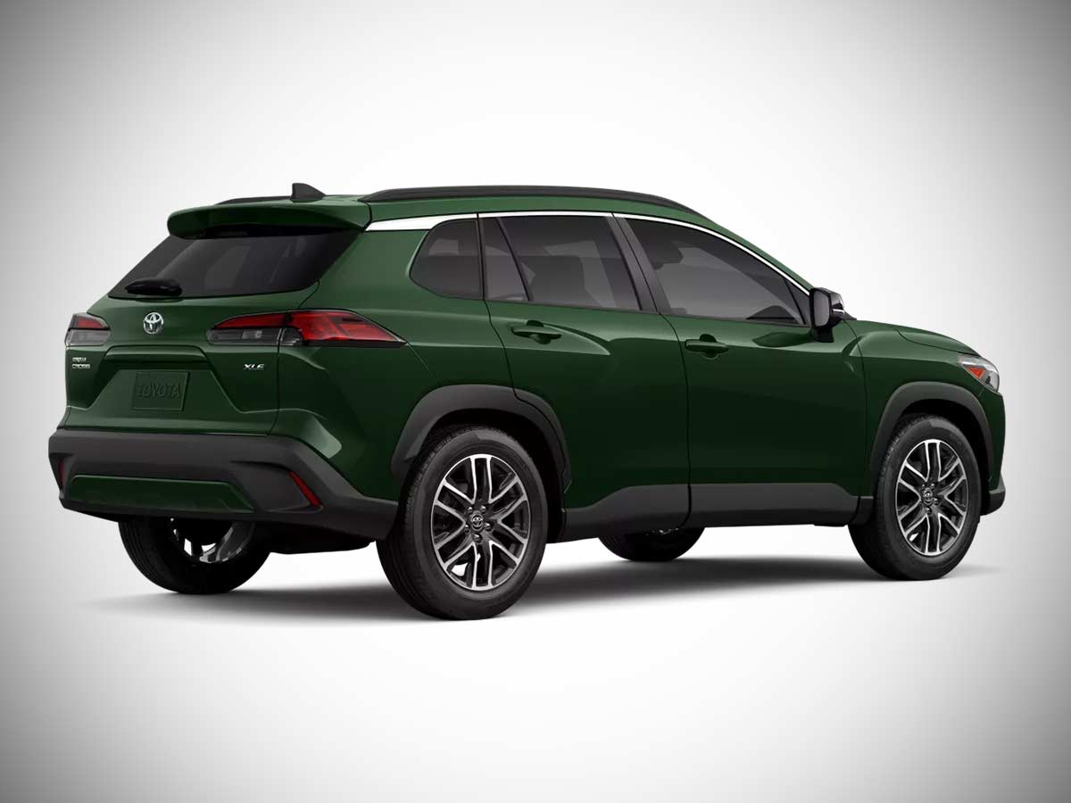 2026 Toyota Corolla Cross XLE Colors - All Options 6 2026 Toyota Corolla Cross Cypress Rear