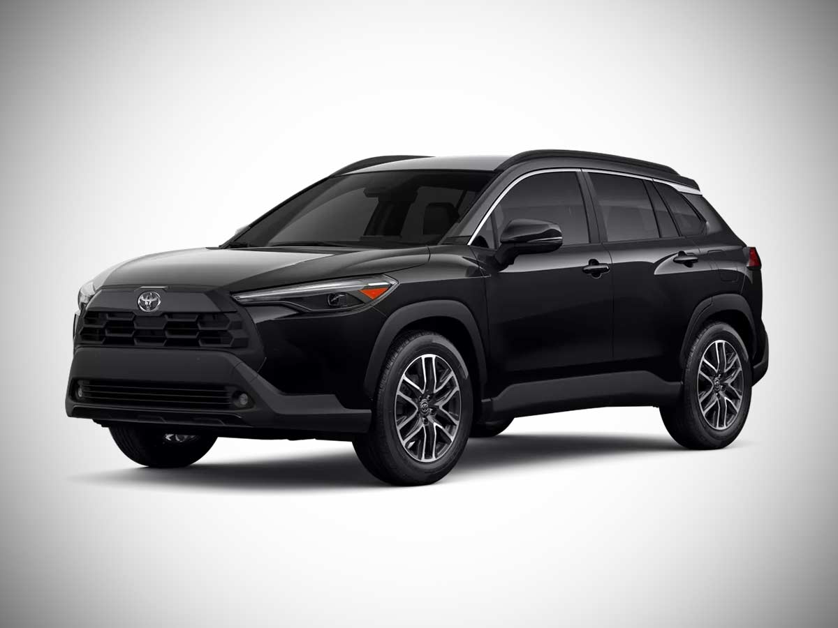 2026 Toyota Corolla Cross XLE Colors - All Options 7 2026 Toyota Corolla Cross Jet Black Front