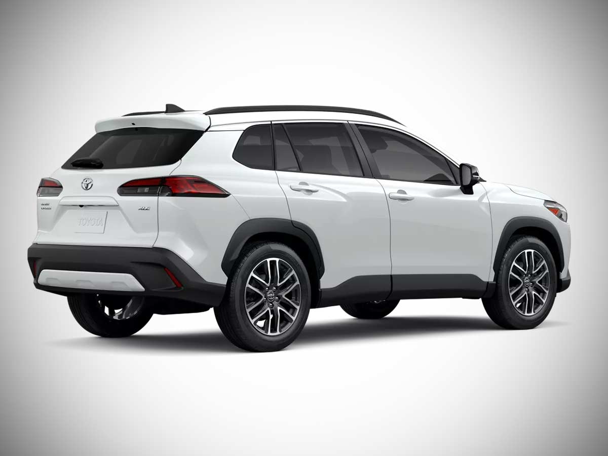 2026 Toyota Corolla Cross XLE Colors - All Options 14 2026 Toyota Corolla Cross Wind Chill Pearl Rear