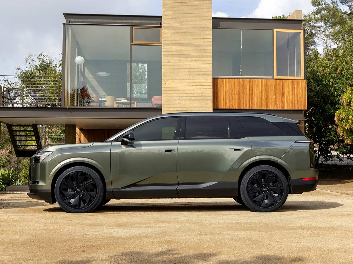 2027 Lexus TZ Electric Three Row SUV left side