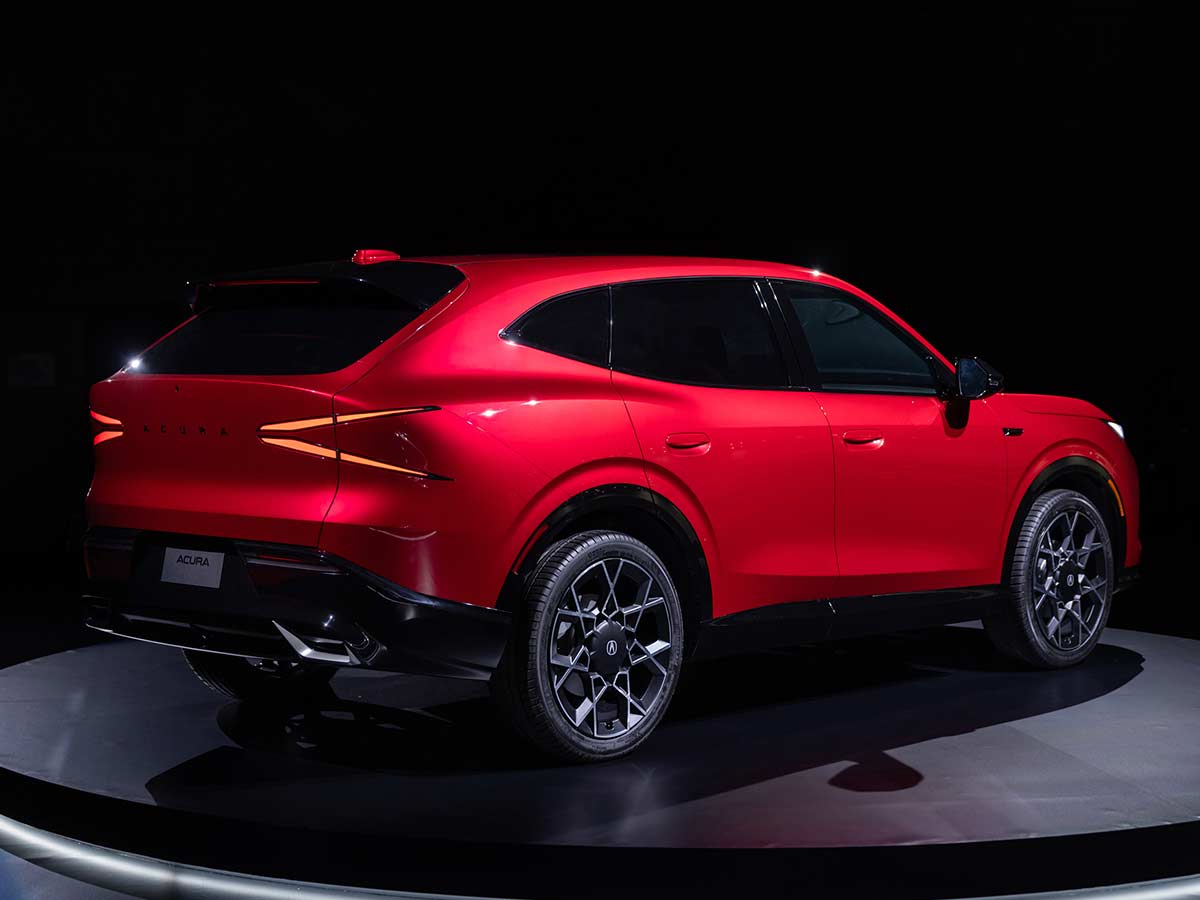 Acura Hybrid SUV Prototype 2026 Rear Quarter