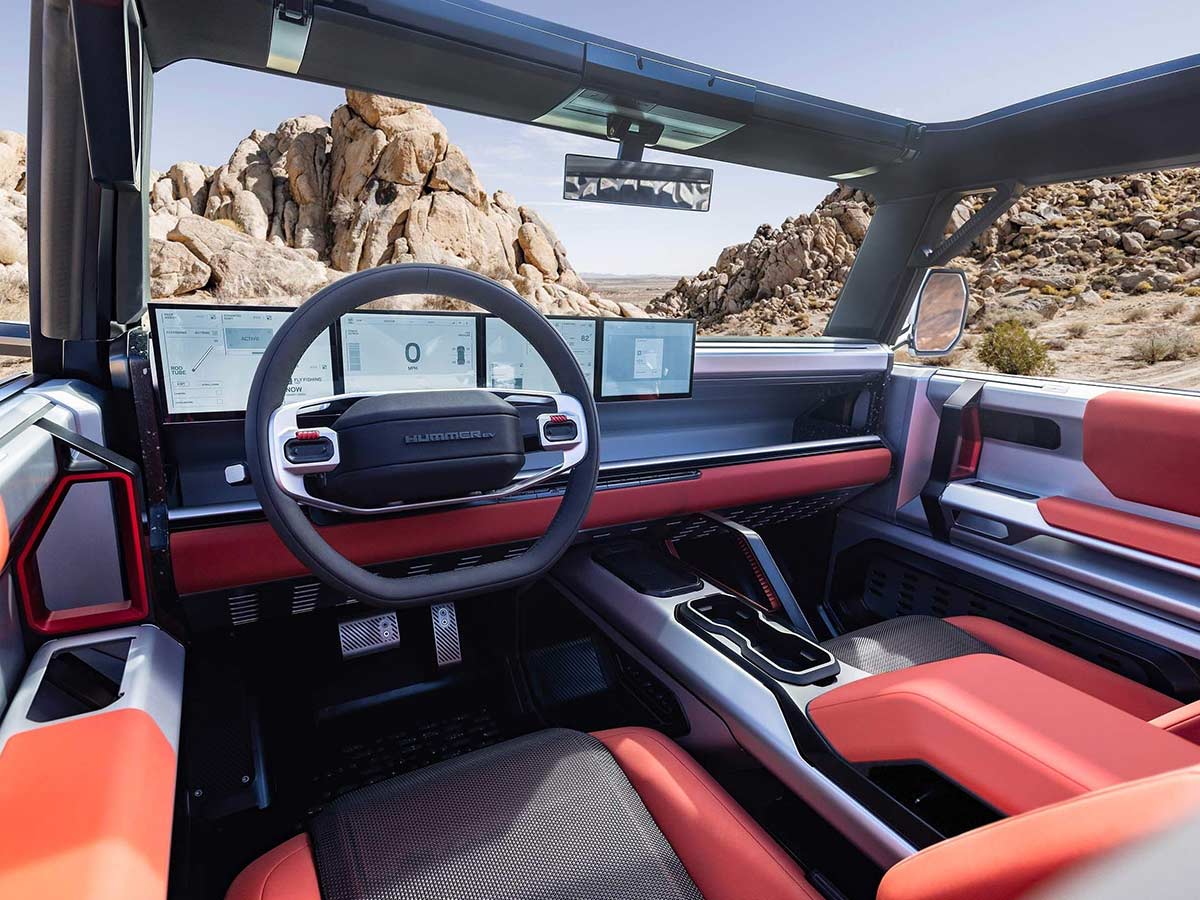 GMC Hummer X SUV Concept 2026 Interior Dashboard