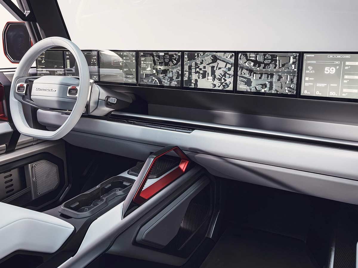 GMC Hummer X Truck Concept 2026 Interior Dashboard