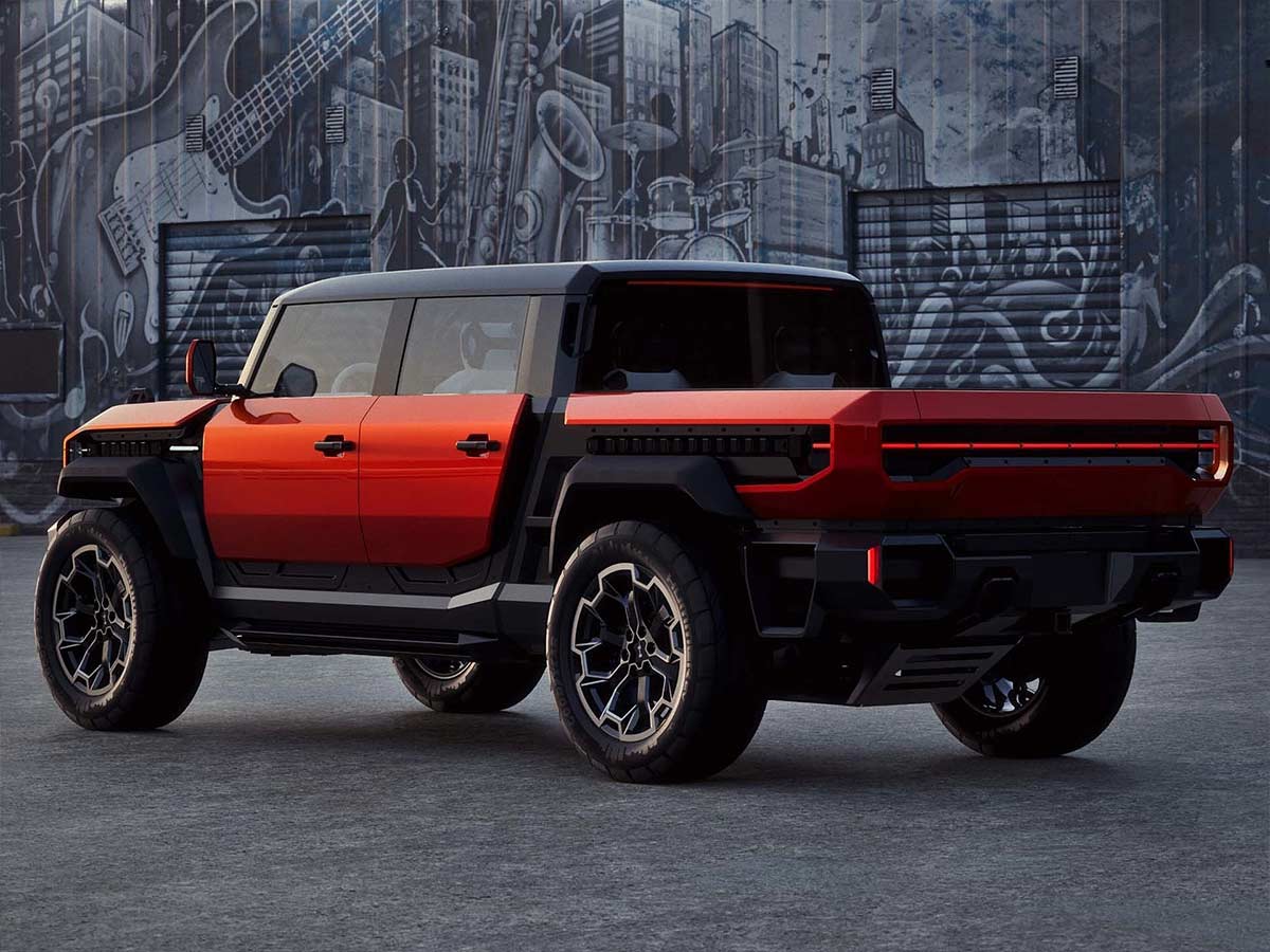 GMC Hummer X Truck Concept 2026 Rear Quarter