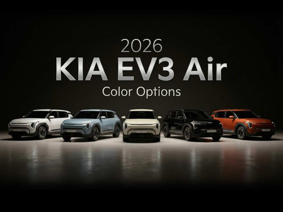 2026 Kia EV3 Air All Color Options