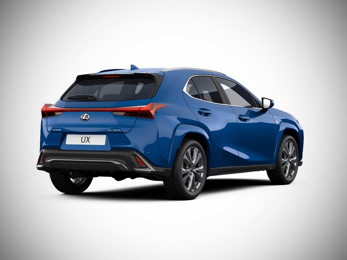 2026 Lexus UX Hybrid Celestial Blue Rear Quarter
