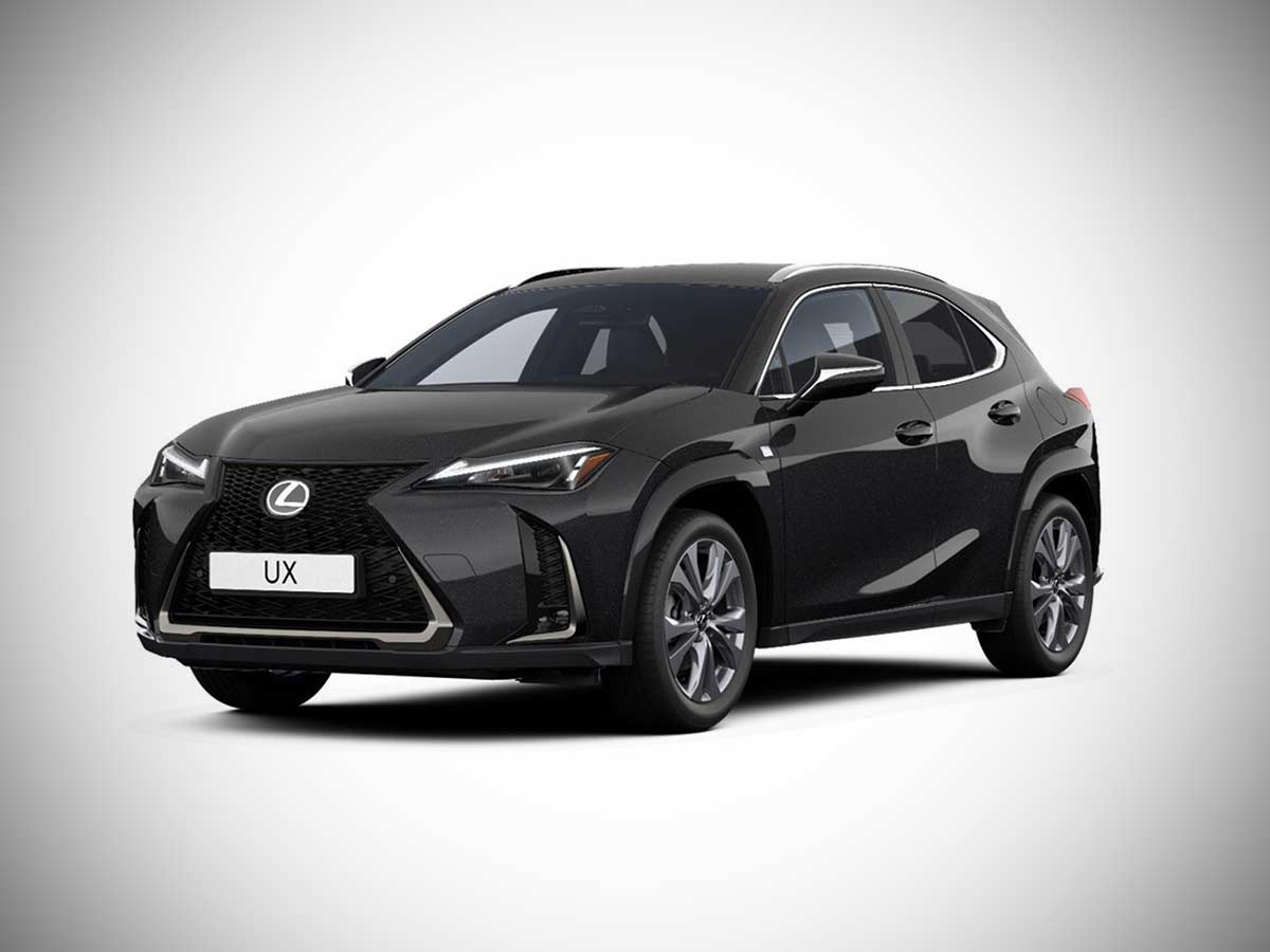2026 Lexus UX Hybrid Graphite Black Front Quarter