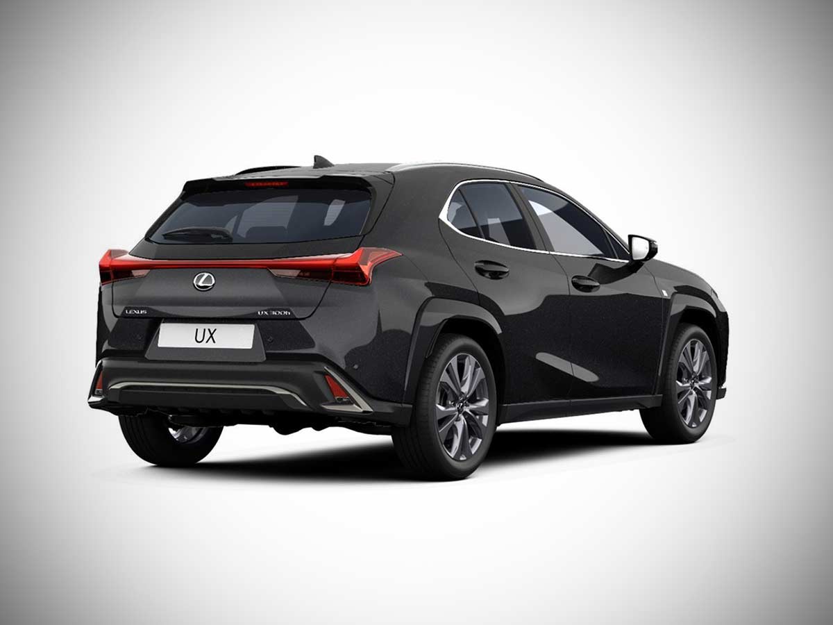 2026 Lexus UX Hybrid Graphite Black Rear Quarter