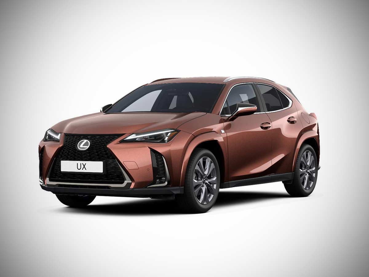 2026 Lexus UX Hybrid Sonic Copper Front Quarter