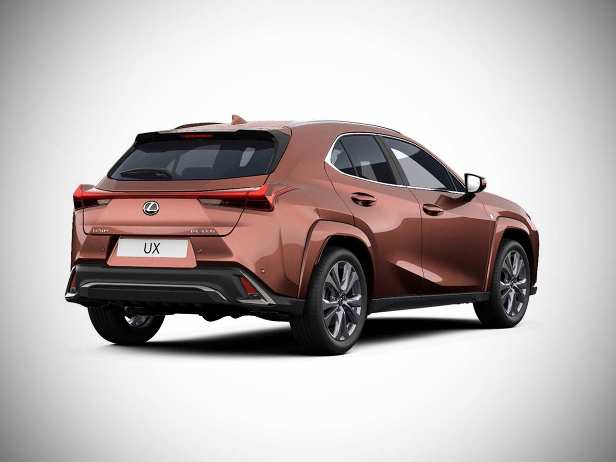 2026 Lexus UX Hybrid Sonic Copper Rear Quarter