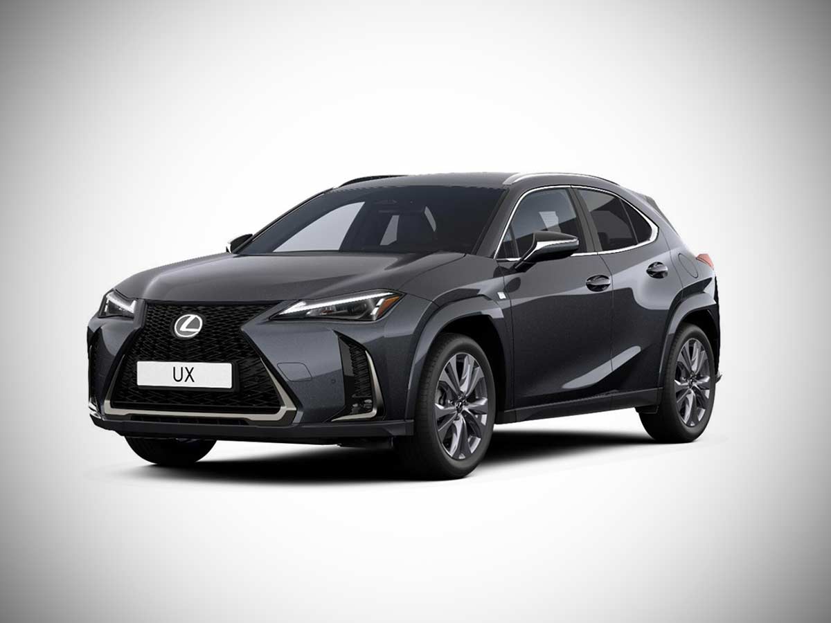 2026 Lexus UX Hybrid Sonic Grey Front Quarter