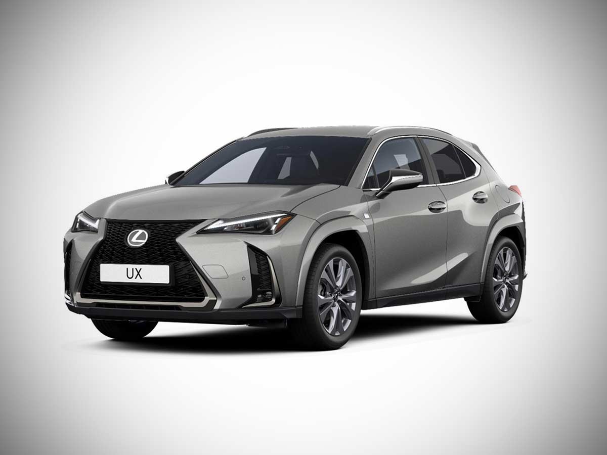 2026 Lexus UX Hybrid Sonic Titanium Front Quarter