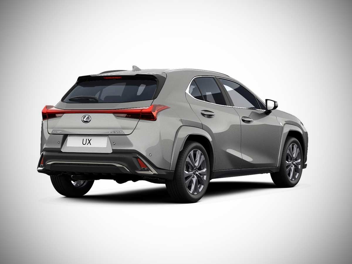 2026 Lexus UX Hybrid Sonic Titanium Rear Quarter