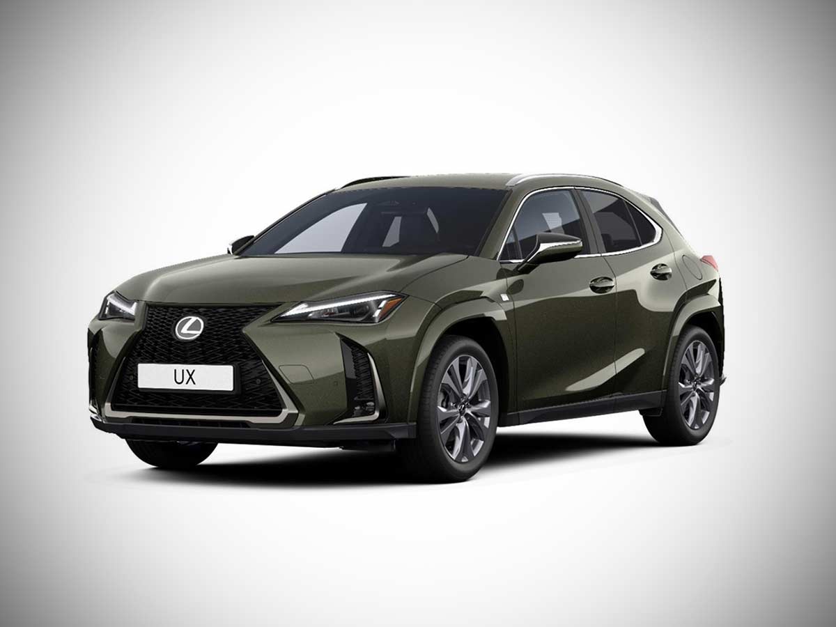 2026 Lexus UX Hybrid Terrane Khaki Front Quarter