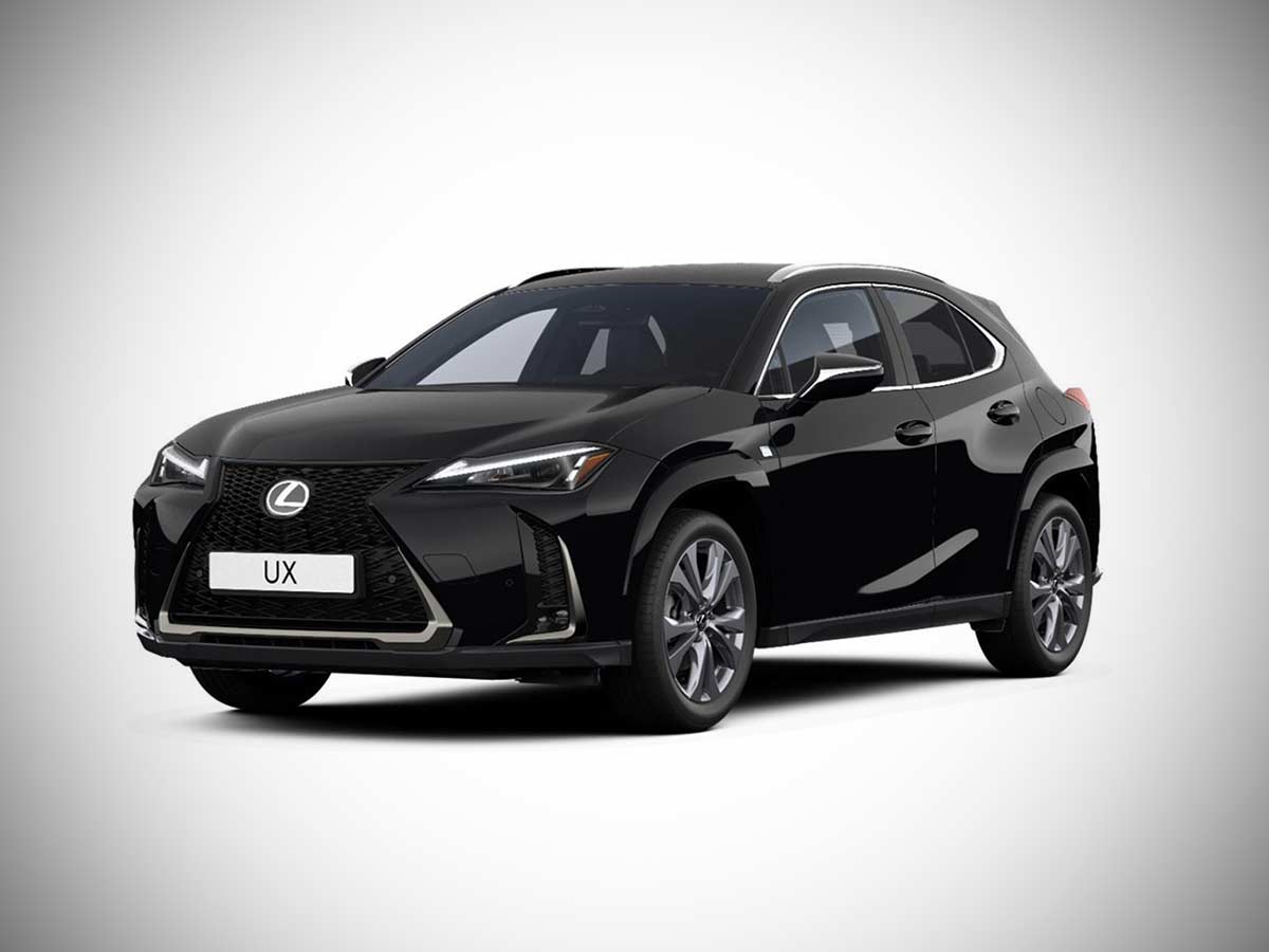 2026 Lexus UX Hybrid Velvet Black Front Quarter