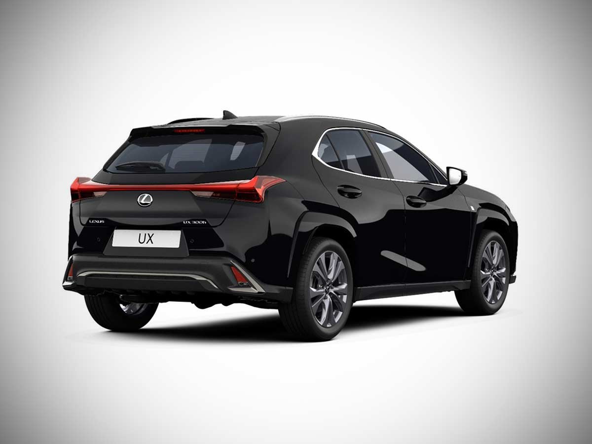 2026 Lexus UX Hybrid Velvet Black Rear Quarter