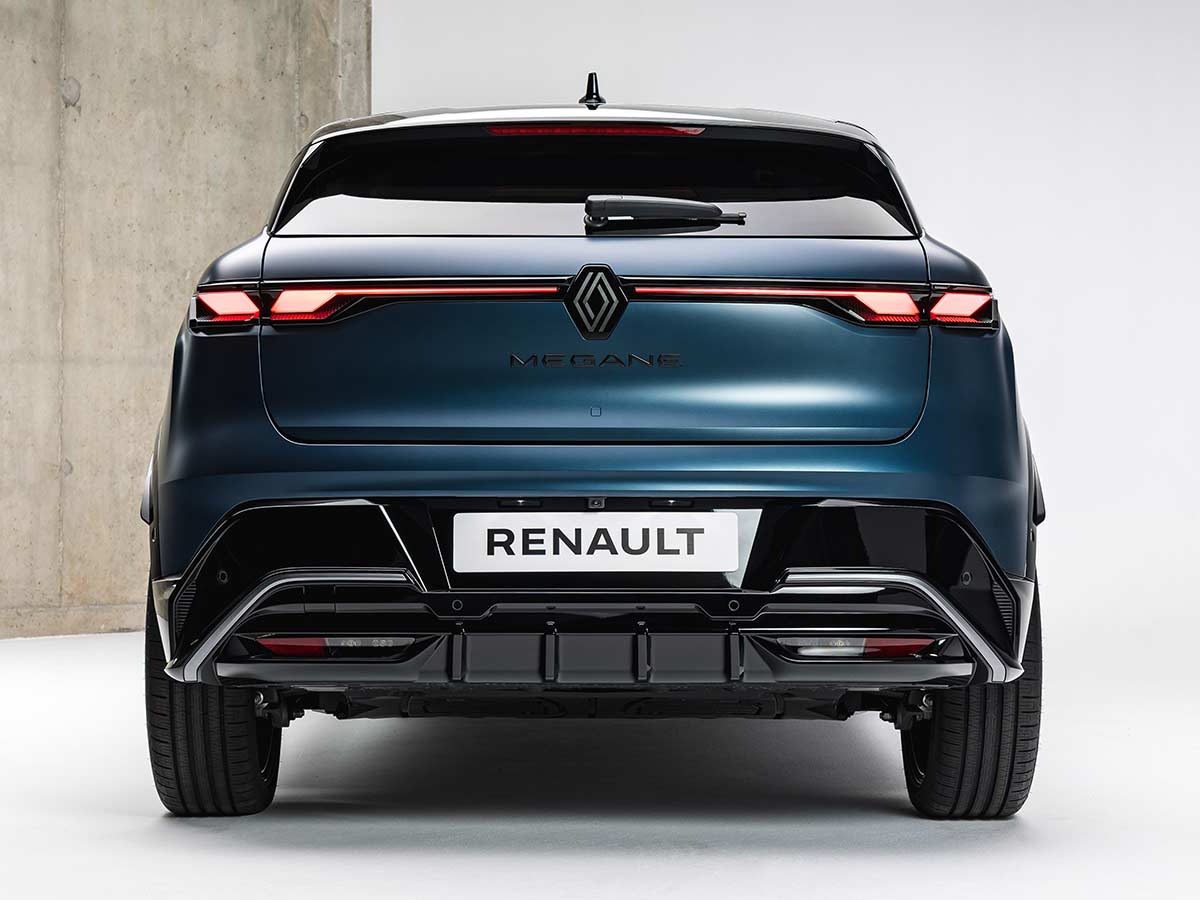 2026 Renault Megane E-Tech Electric: 500km Range, Faster Charging, Smarter Technology and a Sharper Design 6 2026 Renault Megane E Tech Electric Rear