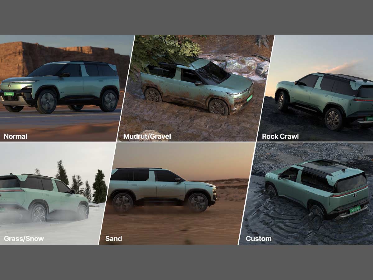 2026 Tata Sierra.ev: Reimagining an Indian Icon for the Electric Age 18 2026 Tata Sierra EV Drive Modes