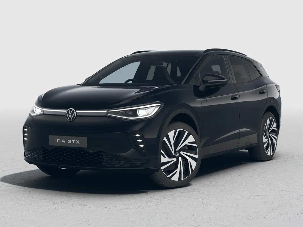 2026 Volkswagen ID.4 GTX Color Options: All 6 Dual-Tone Paint Choices Explained 9 2026 Volkswage ID4 GTX Grenadilla Black Metallic Front Quarter