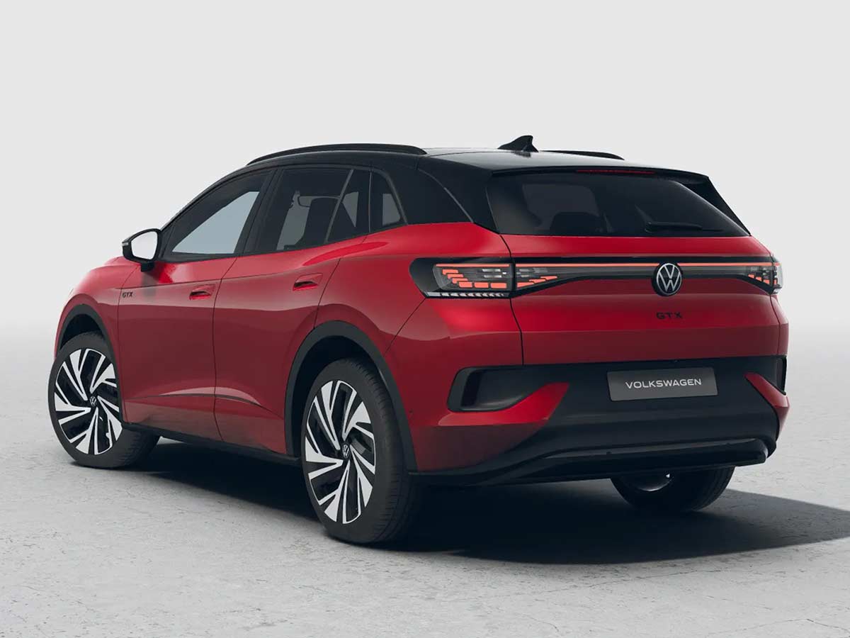 2026 Volkswagen ID.4 GTX Color Options: All 6 Dual-Tone Paint Choices Explained 12 2026 Volkswage ID4 GTX Kings Red Premium Dual Tone Rear Quarter