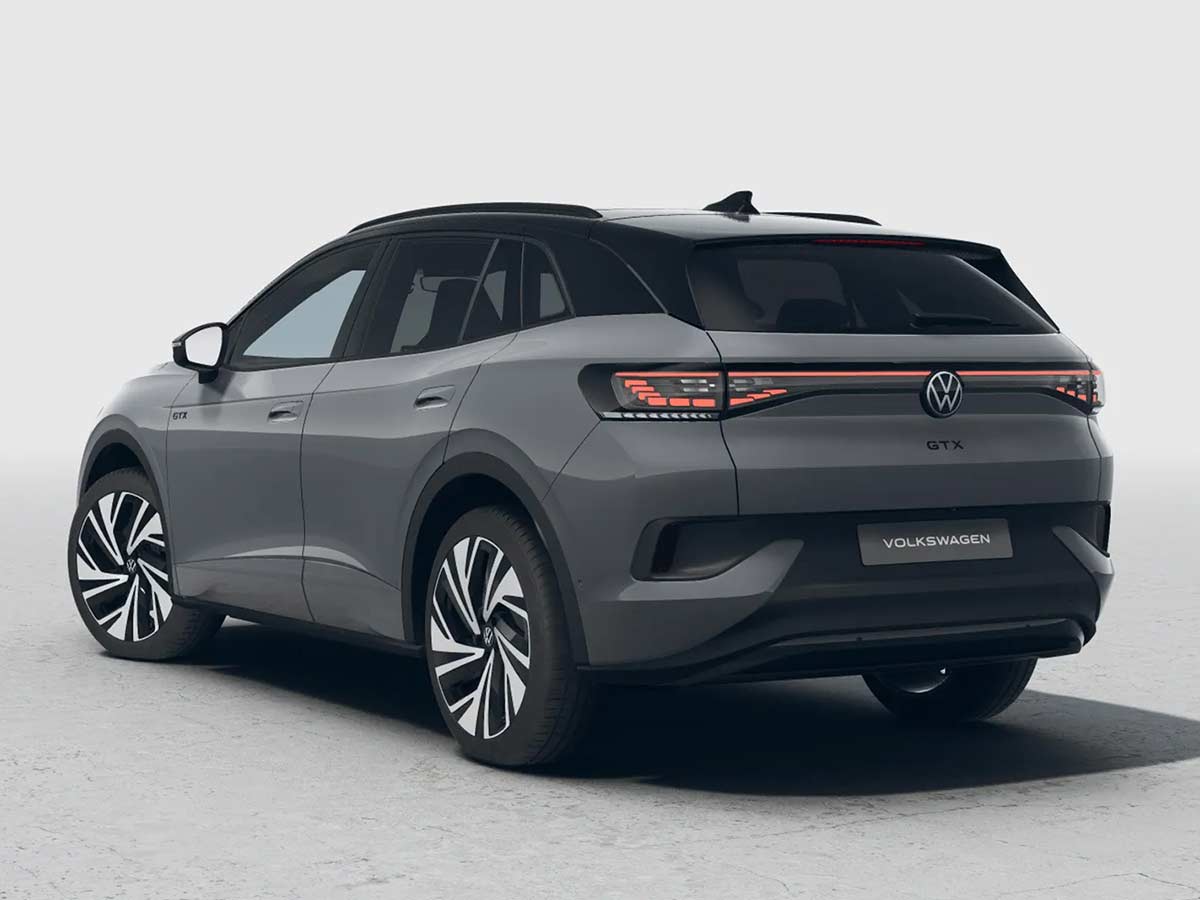 2026 Volkswagen ID.4 GTX Color Options: All 6 Dual-Tone Paint Choices Explained 2 2026 Volkswage ID4 GTX Moonstone Grey Dual Tone Rear Quarter