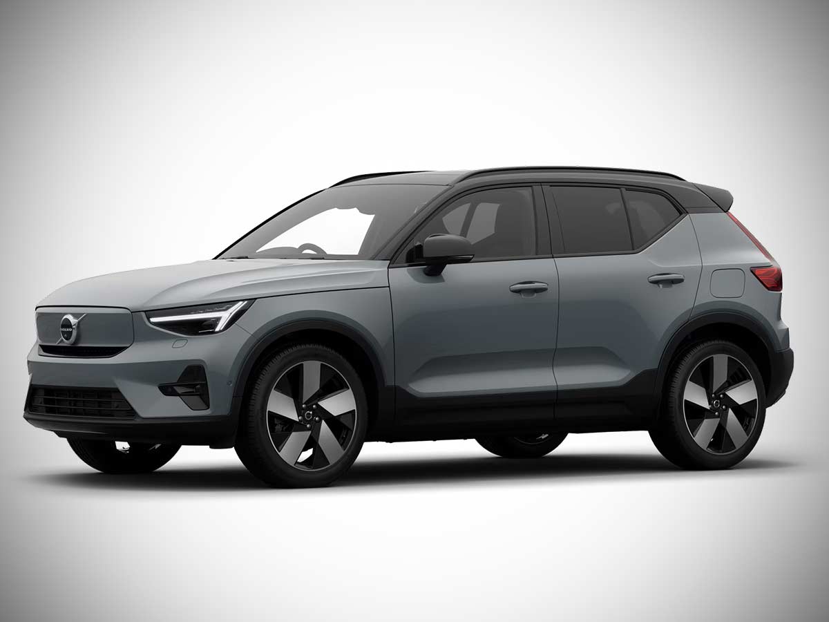 2026 Volvo EX40 Vapour Grey Front Quarter