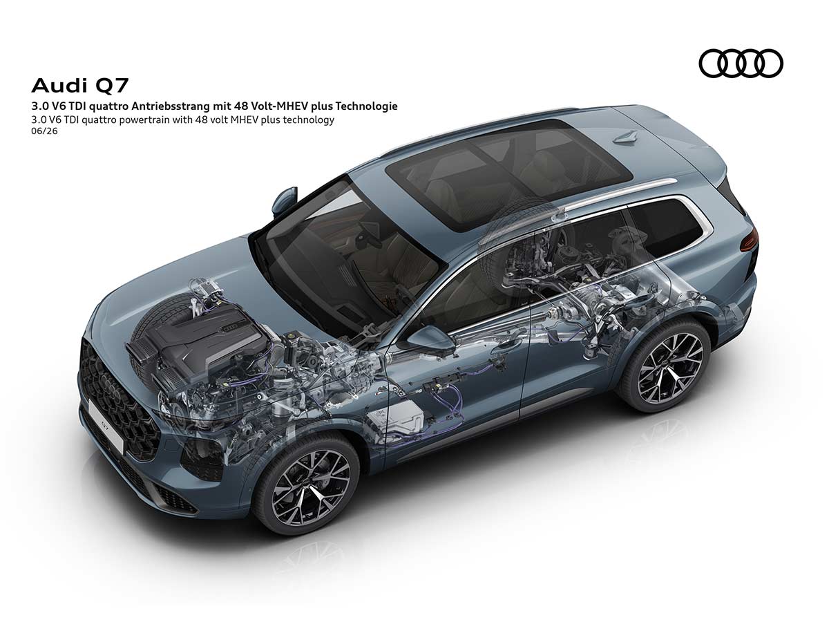 2027 Audi Q7: The Third-Generation Luxury SUV Redefines Premium Family Motoring 5 2027 Audi Q7 3.6 V6 TDI Quattro 48 Volt MHEV Plus