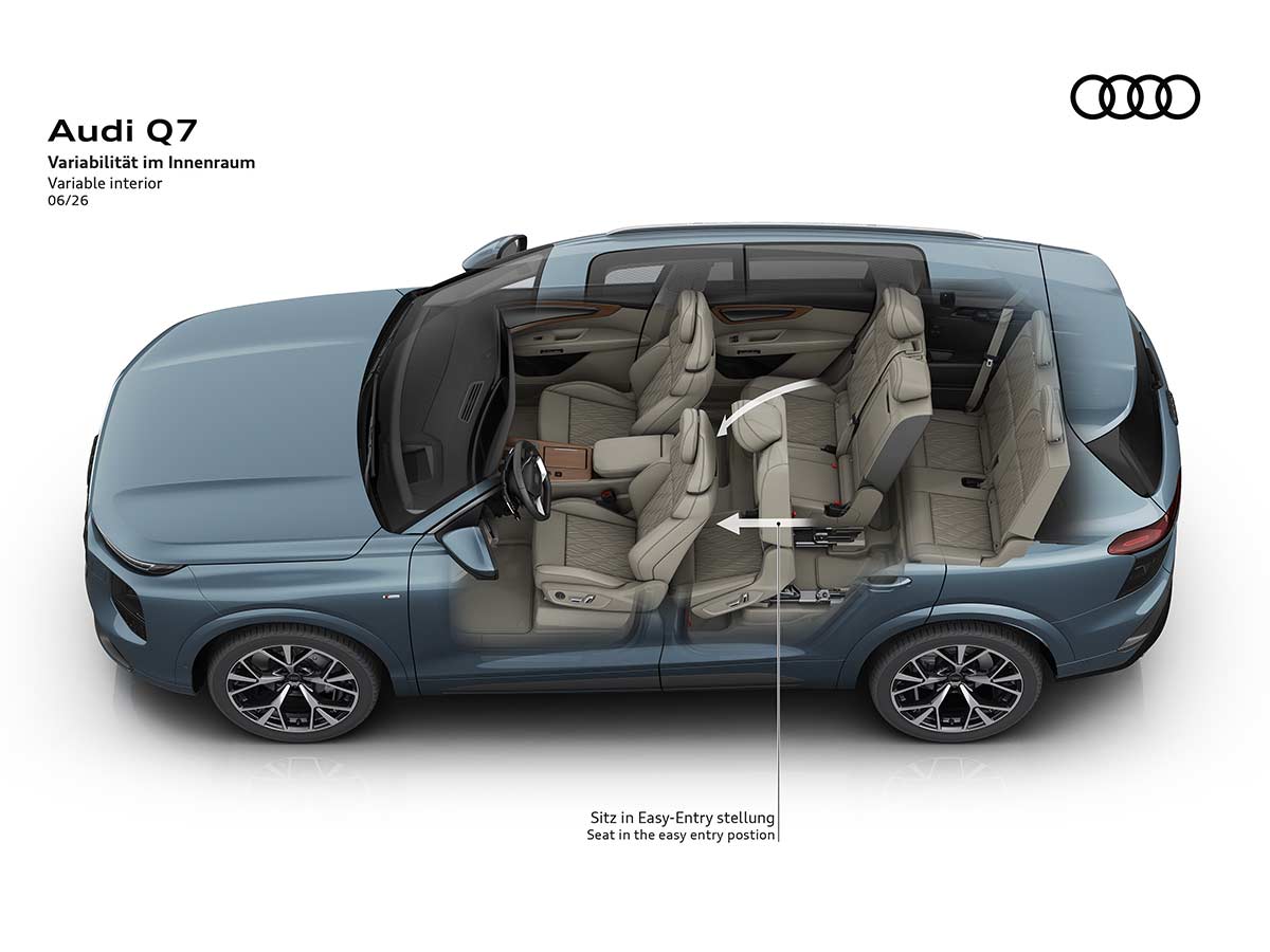 2027 Audi Q7: The Third-Generation Luxury SUV Redefines Premium Family Motoring 11 2027 Audi Q7 Easy Entry Seats