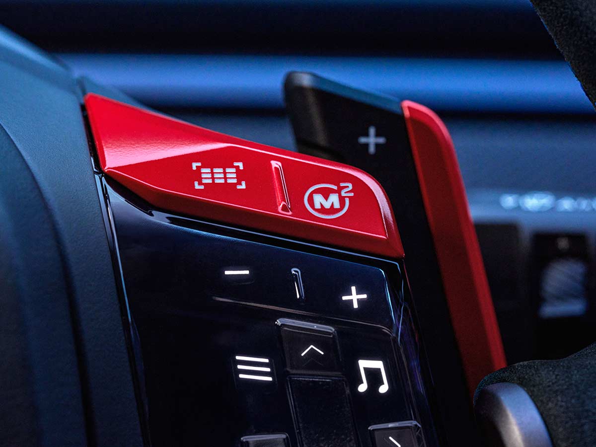 2027 BMW M Concept Neue Klasse M Mode Buttons