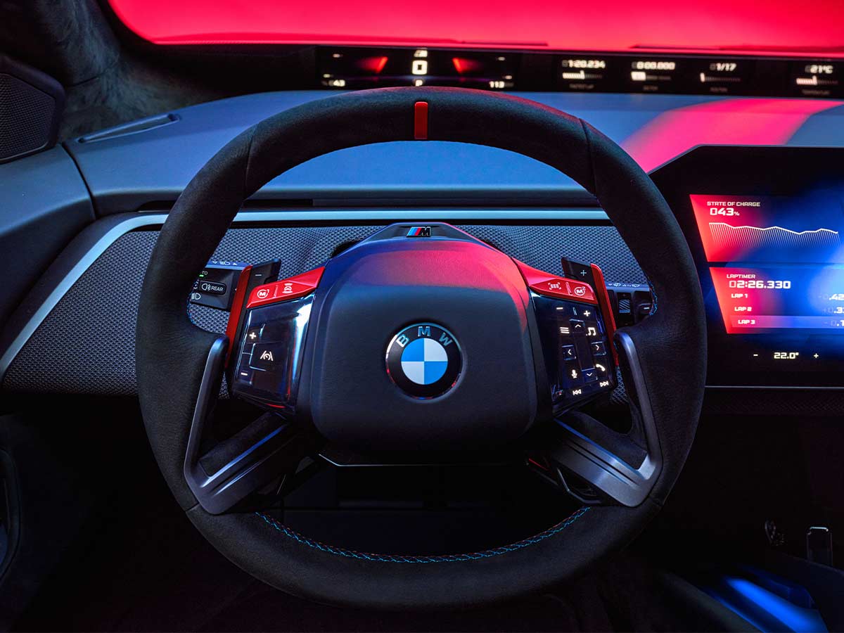 2027 BMW M Concept Neue Klasse M Steering Wheel