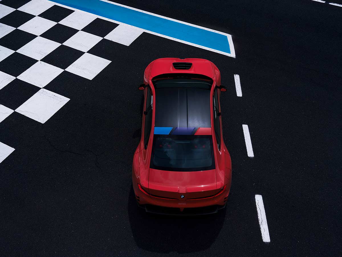 2027 BMW M Concept Neue Klasse Top View Rear