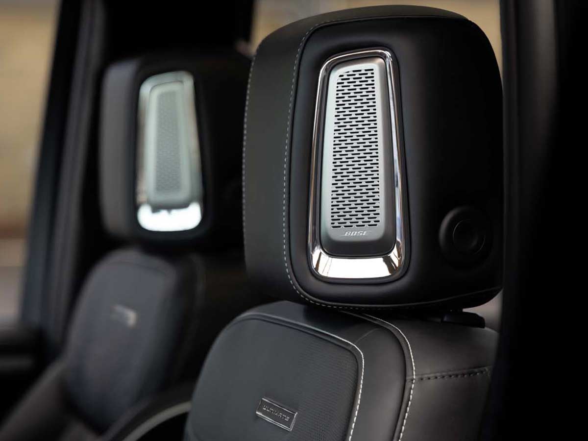 2027 GMC Sierra 1500 Denali Ultimate Crew Cab Bose Headrest Speakers