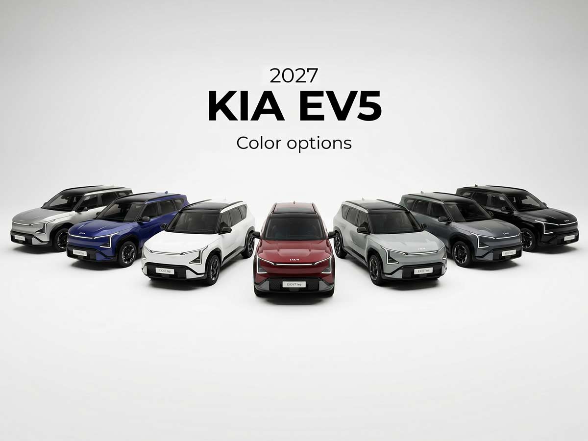2027 Kia EV5 GT Line Color Options