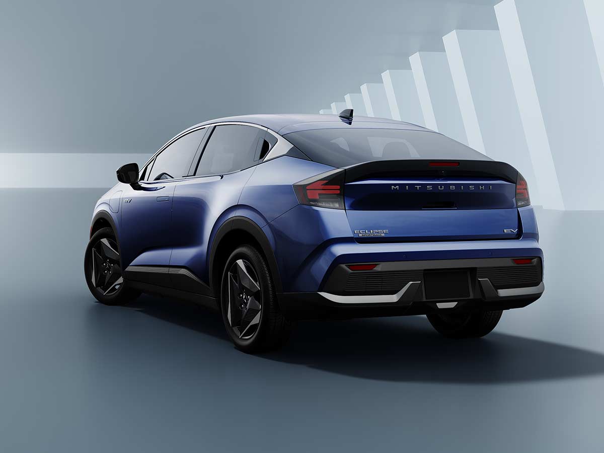 2027 Mitsubishi Eclipse Sportback EV Revealed: Everything We Know About Mitsubishi's New Electric SUV 3 2027 Mitsubishi Eclipse Sportback EV Rear Quarter View