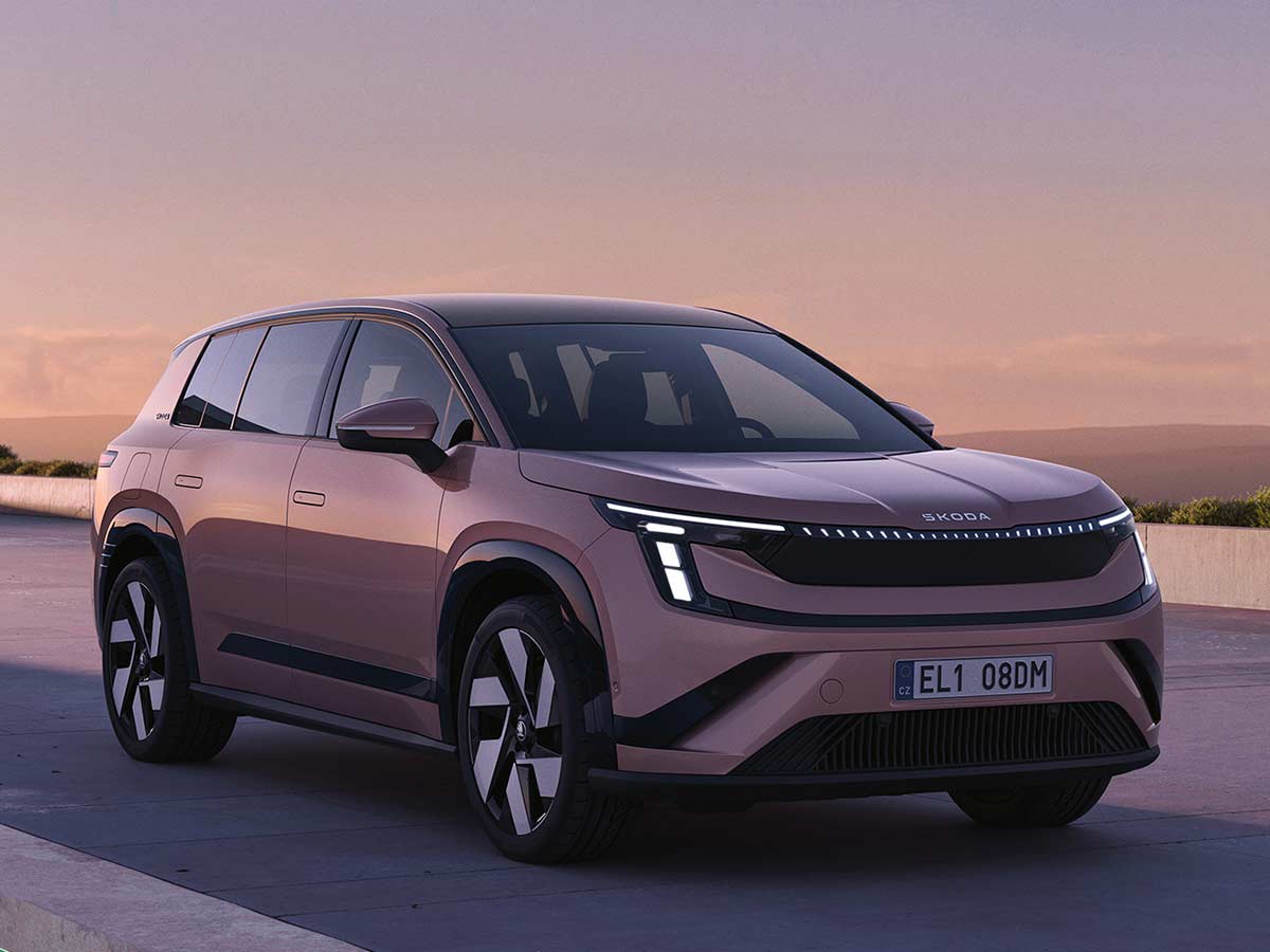 2027 Skoda Peaq EV SUV Front Quarter