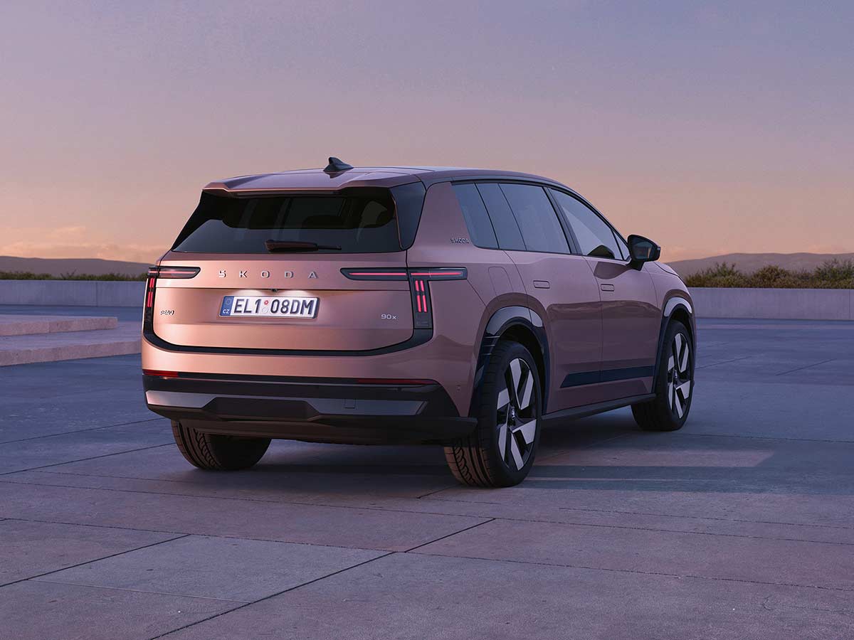 2027 Skoda Peaq EV SUV Rear Quarter