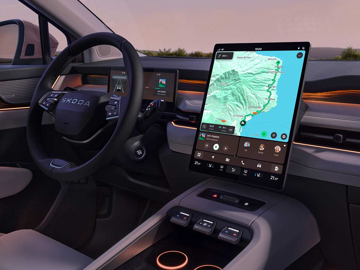 2027 Skoda Peaq Touchscreen