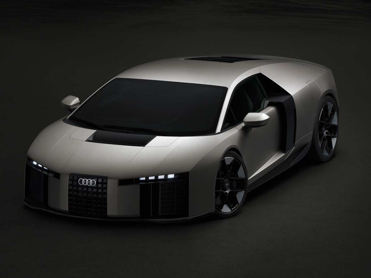 Audi Nuvolari: The 1,001 HP Hybrid Hypercar That Redefines What an Audi Can Be Audi Nuvolari Hybrid Hypercar Concept Front Quarter