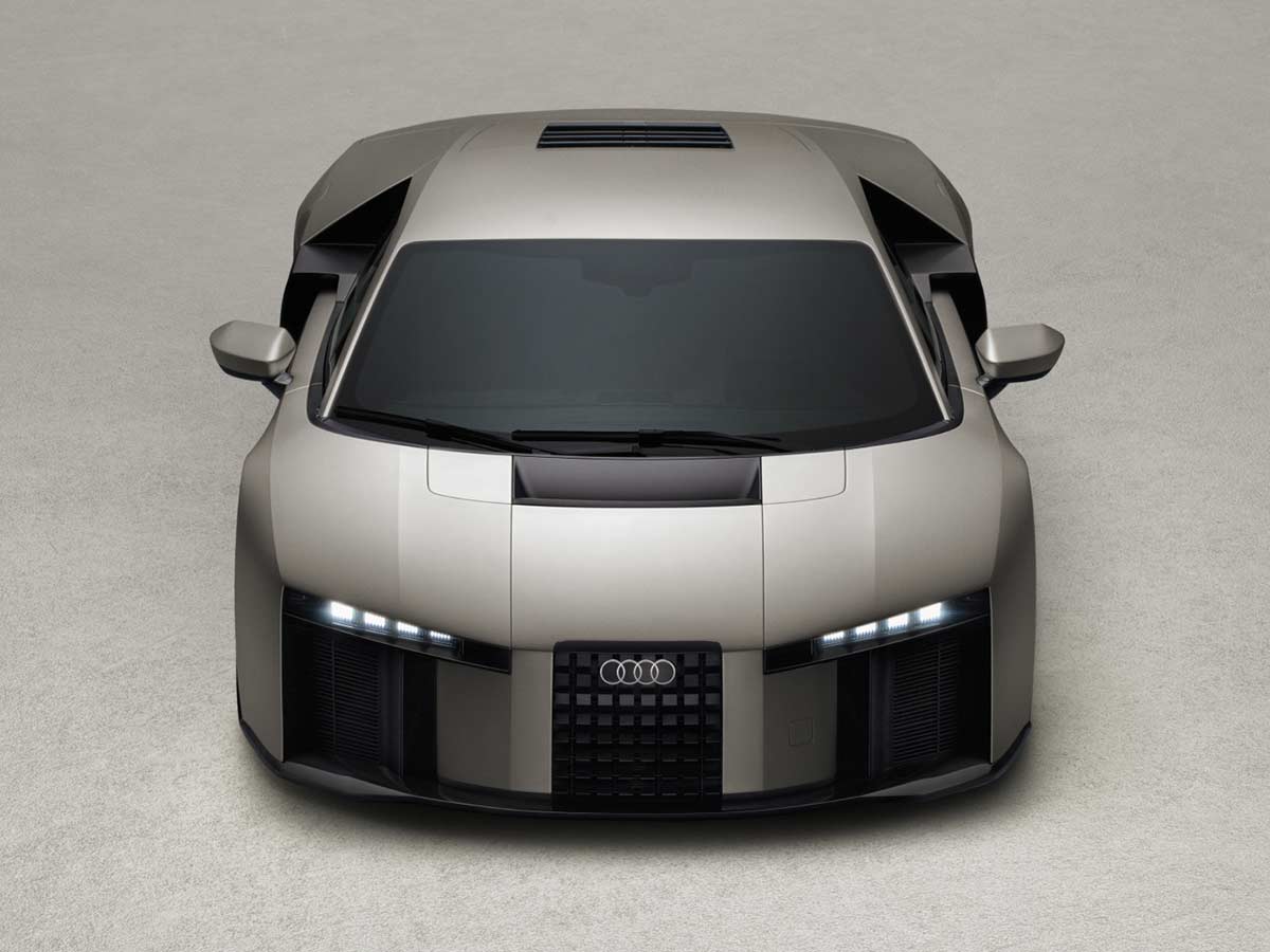 Audi Nuvolari: The 1,001 HP Hybrid Hypercar That Redefines What an Audi Can Be 5 Audi Nuvolari Hybrid Hypercar Concept Front Top